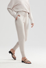 Pantalon de cachemire pur lavable pour femmes